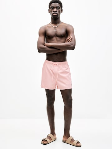 Pull&Bear Plavecké šortky – pink
