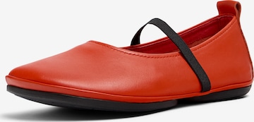 CAMPER Ballet Flats with Strap ' Right Nina ' in Red: front