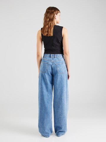 REMAIN Wide Leg Jeans 'Cocoon' i blå