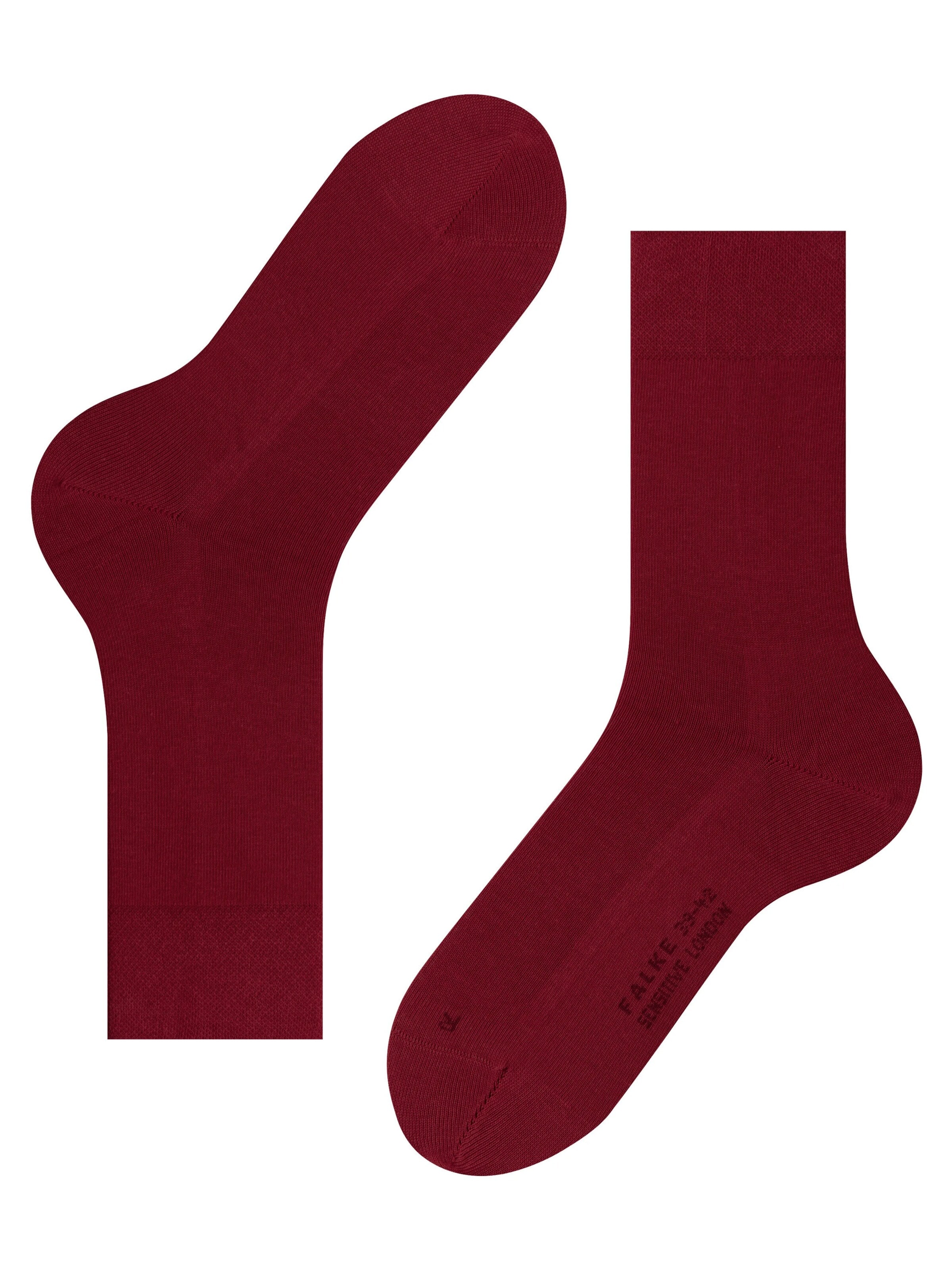 FALKE Socken 'Sensitive London'‌‌‌‌‌‌‌‌‌ in Rot