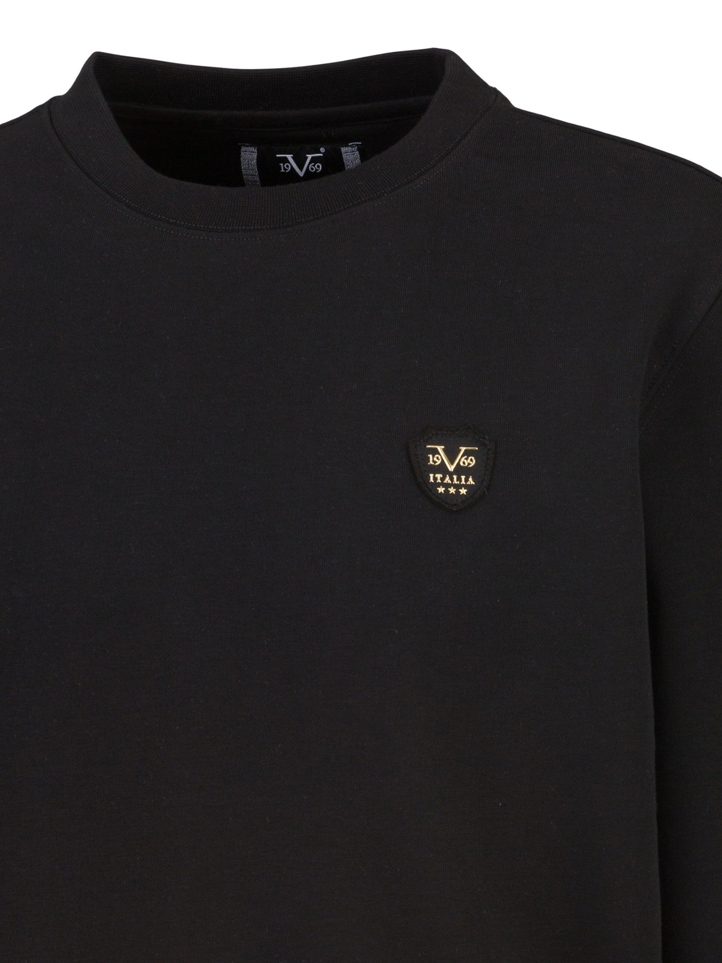 19V69 ITALIA Mikina 'Nico' – černá