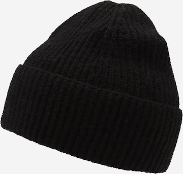 WEEKDAY Beanie 'Pow' in Black: front