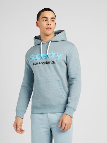 Superdry Sweatshirt in Green: front