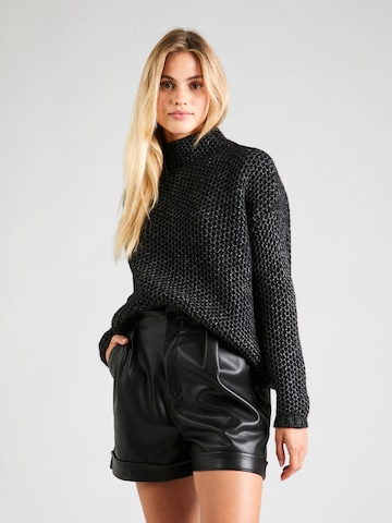 HUGO Sweater 'Safineyna' in Black: front
