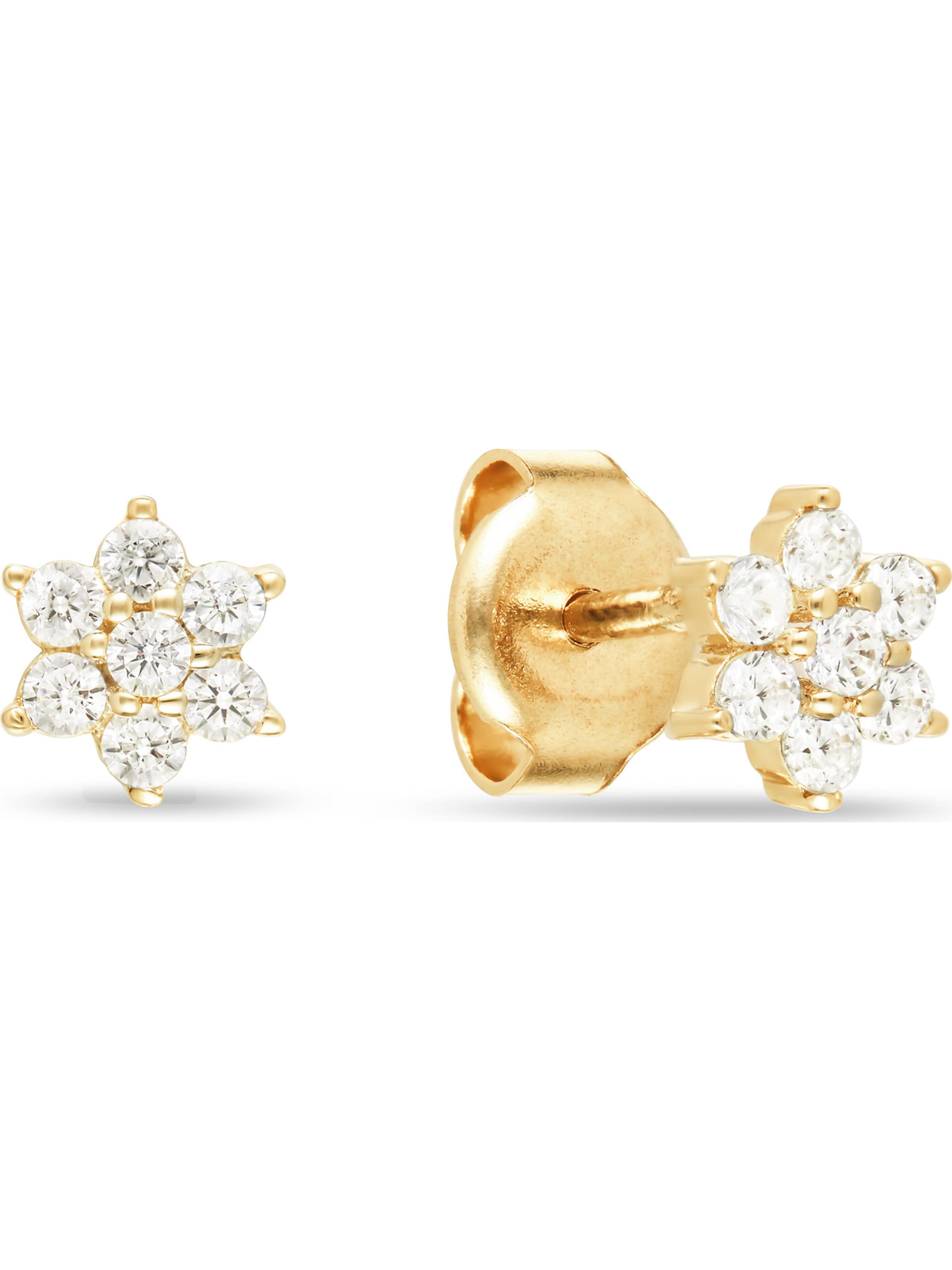 FAVS Earrings in Yellow: front