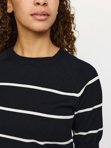 Pulover ' SRMarla ' de la Soft Rebels pe negru: față