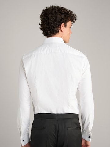 JOOP! Slim Fit Businesshemd 'Paavlo' in Weiß