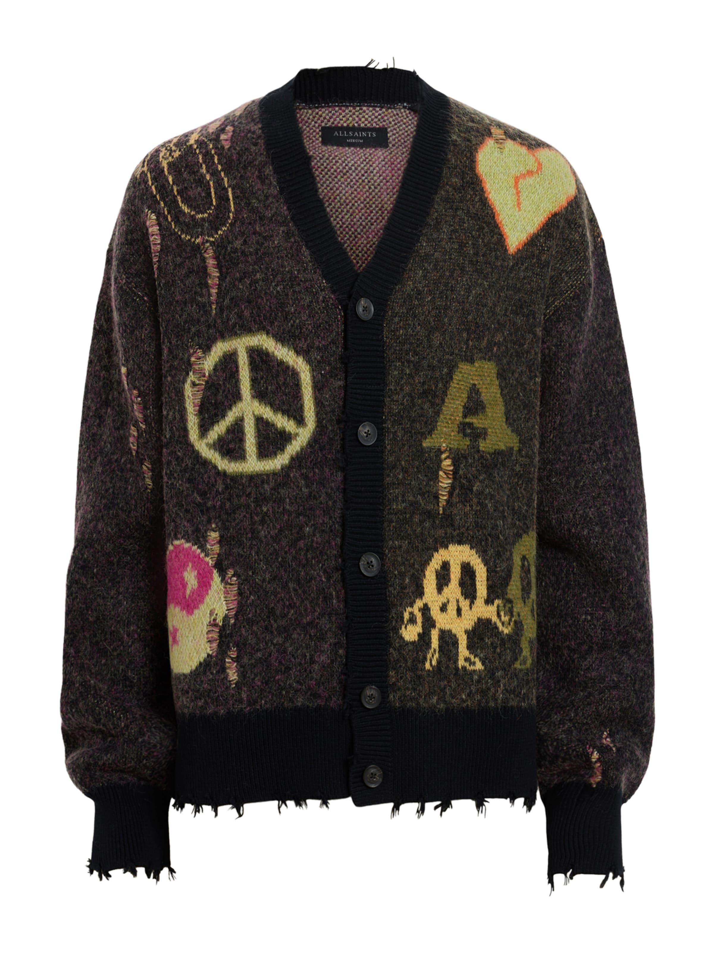 AllSaints Kardigán - barna: elől