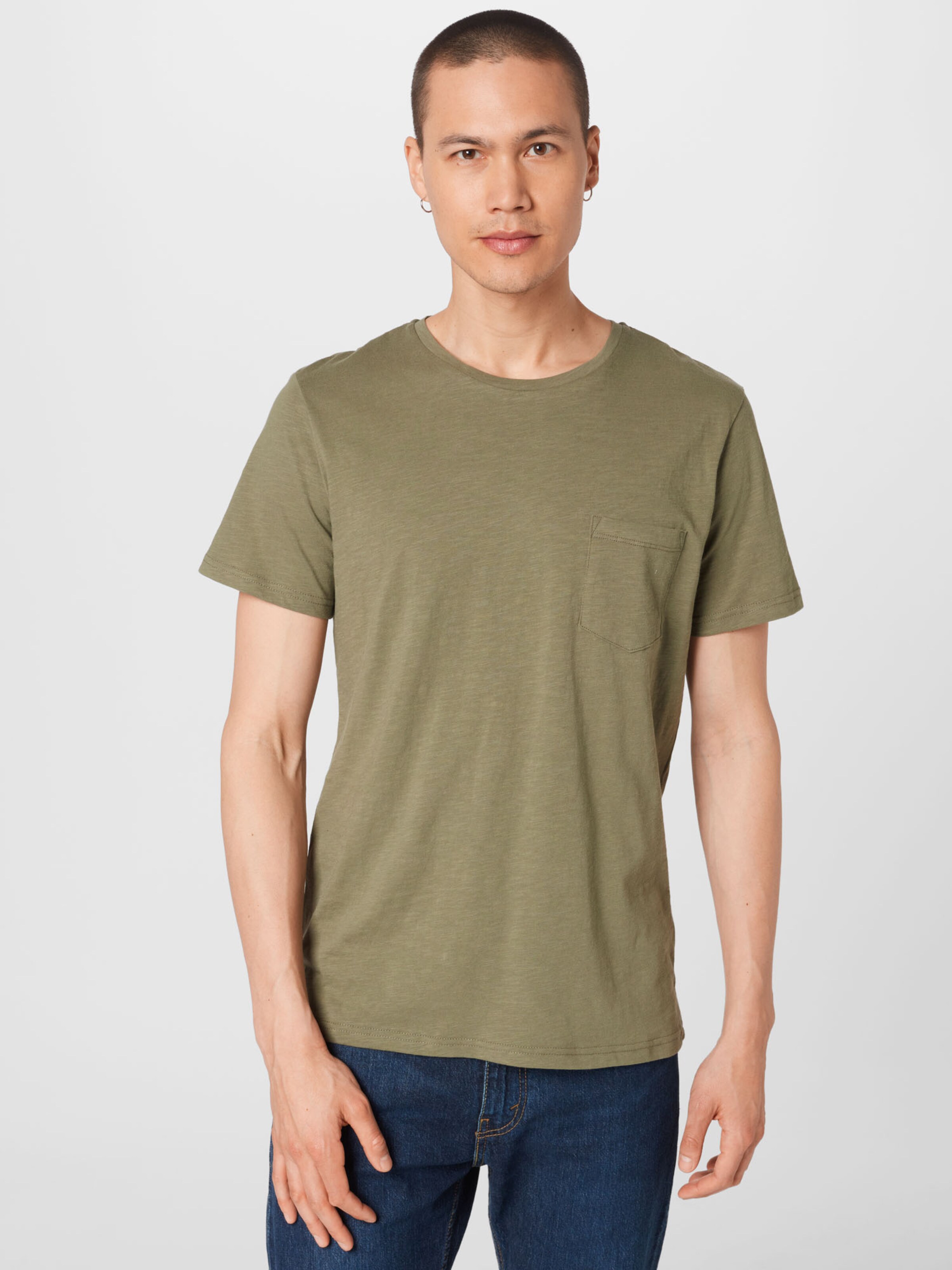 Männer Shirts By Garment Makers T-Shirt in Khaki - QM56383 Männer Shirts By Garment Makers T-Shirt in Khaki - QM56383