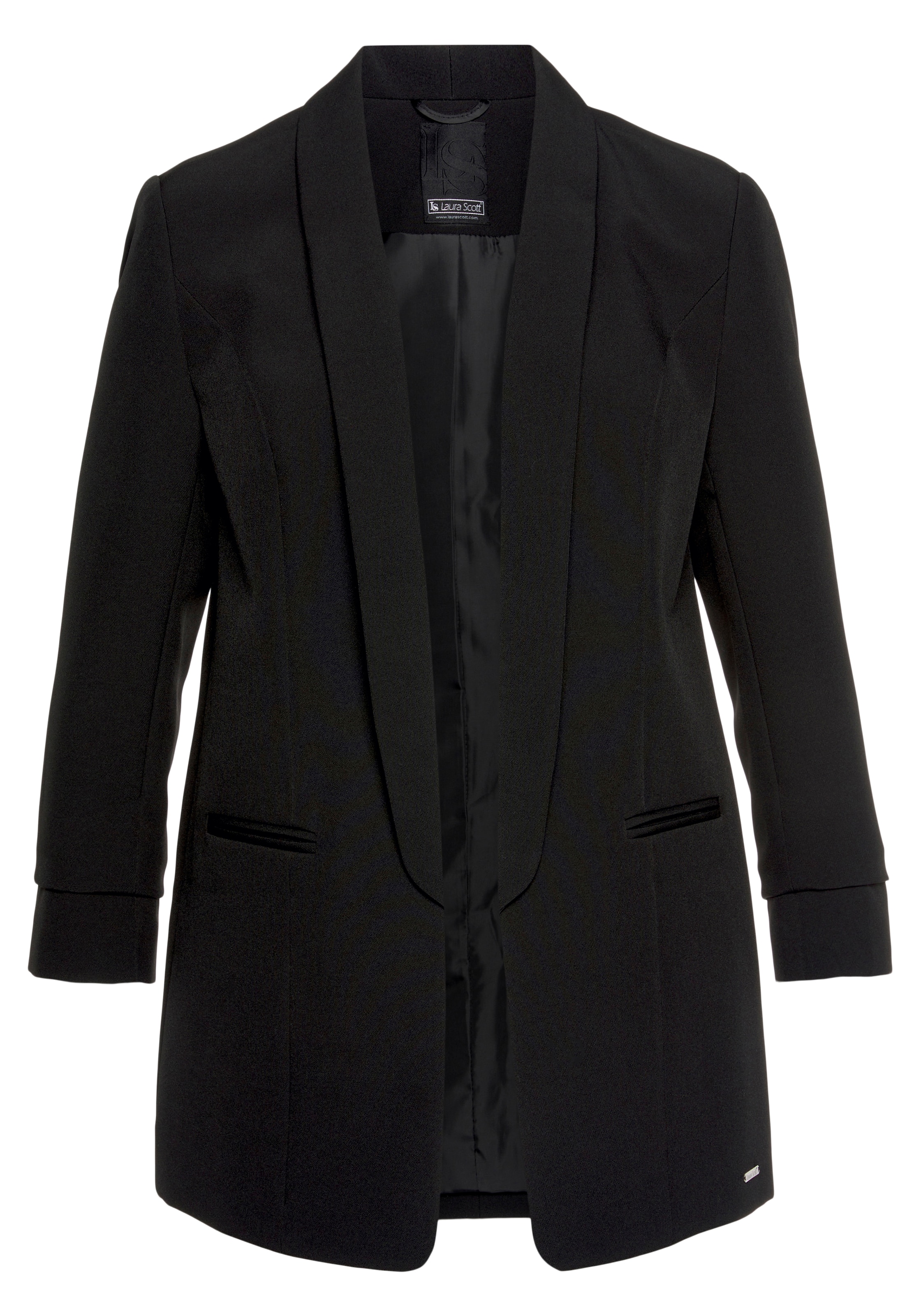 LAURA SCOTT Blazer in Schwarz: Vorderseite