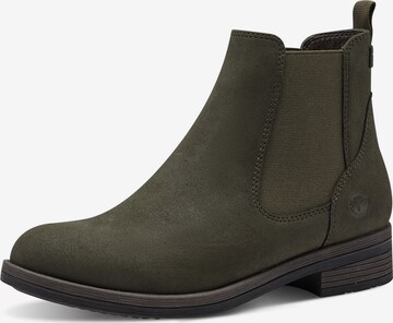 TAMARIS Chelsea Boots in Green: front