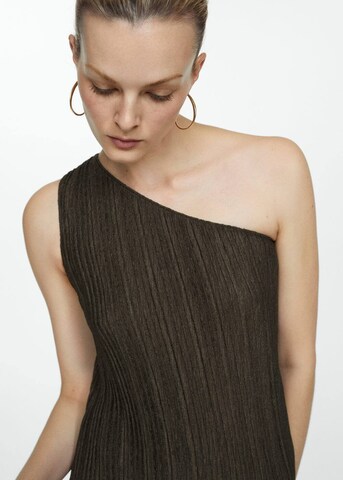 MANGO Knit dress 'Almu' in Green