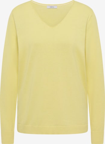 CECIL Sweater in Yellow: front
