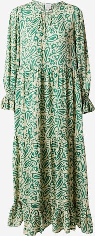 Line of Oslo - Vestido 'Muse Etnic' em verde: frente