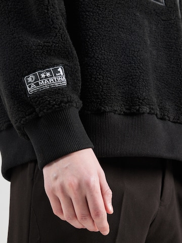 La Martina Sweatshirt in Schwarz