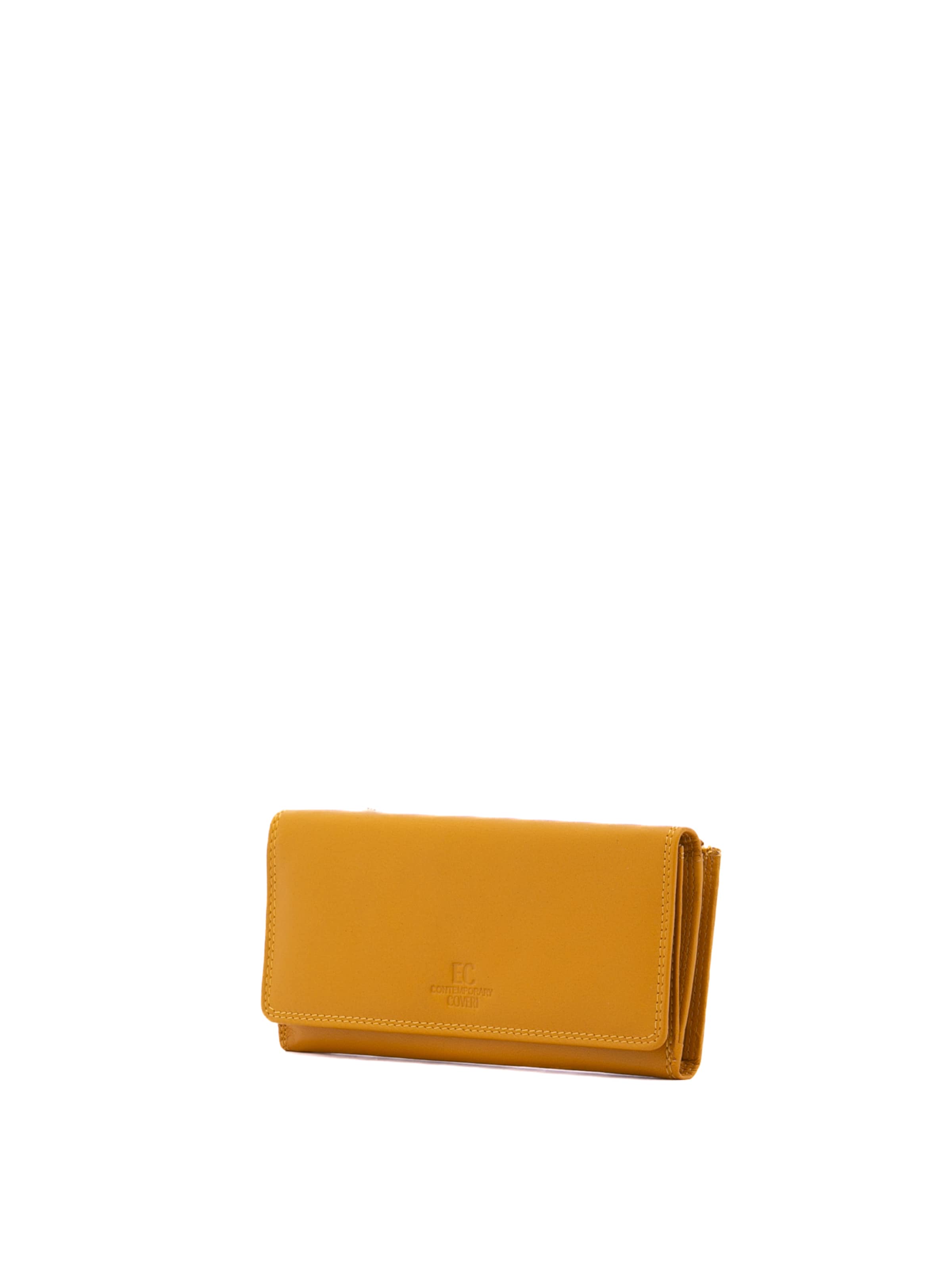 Portamonete di Enrico Coveri in giallo: frontale