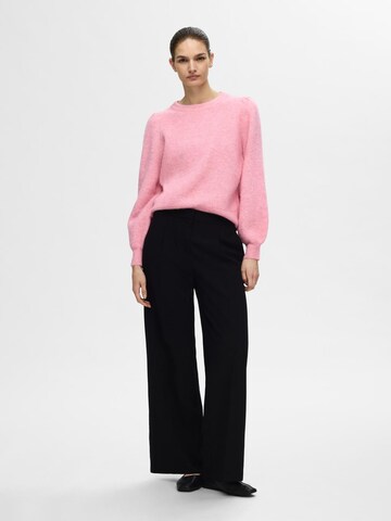 Pull-over 'SLFLulu' SELECTED FEMME en rose