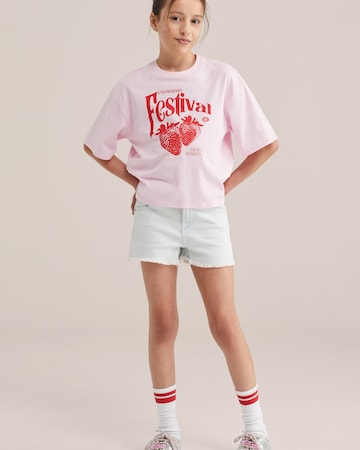 Slimfit Jeans de la WE Fashion pe albastru