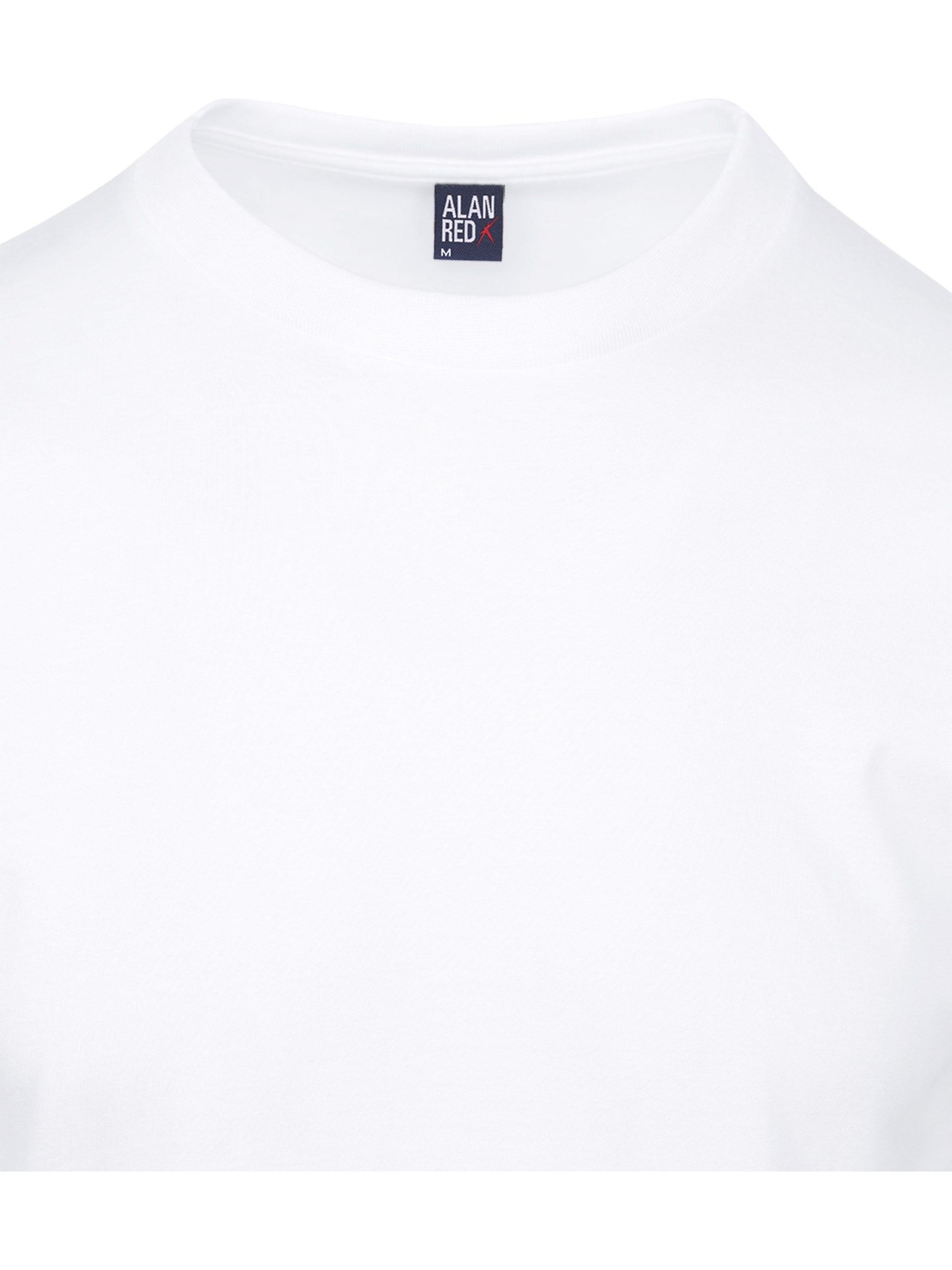 alan red Shirt 'Virginia' in White