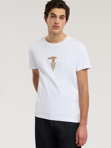 Maglia trikot di Trussardi in bianco