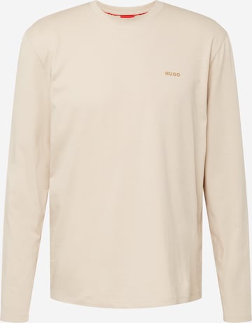 T-Shirt 'Derol 222' HUGO en beige : devant