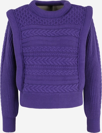 Y.A.S Petite Sweater 'ULLI' in Purple: front