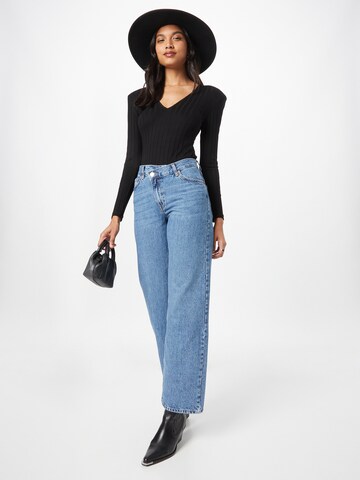 ONLY Wide Leg Jeans 'RIGA' in Blau