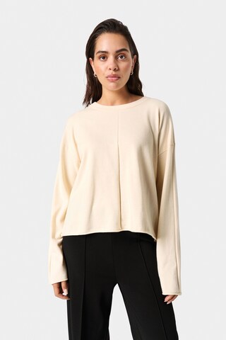 Pullover 'Spina' di SOAKED IN LUXURY in beige: frontale