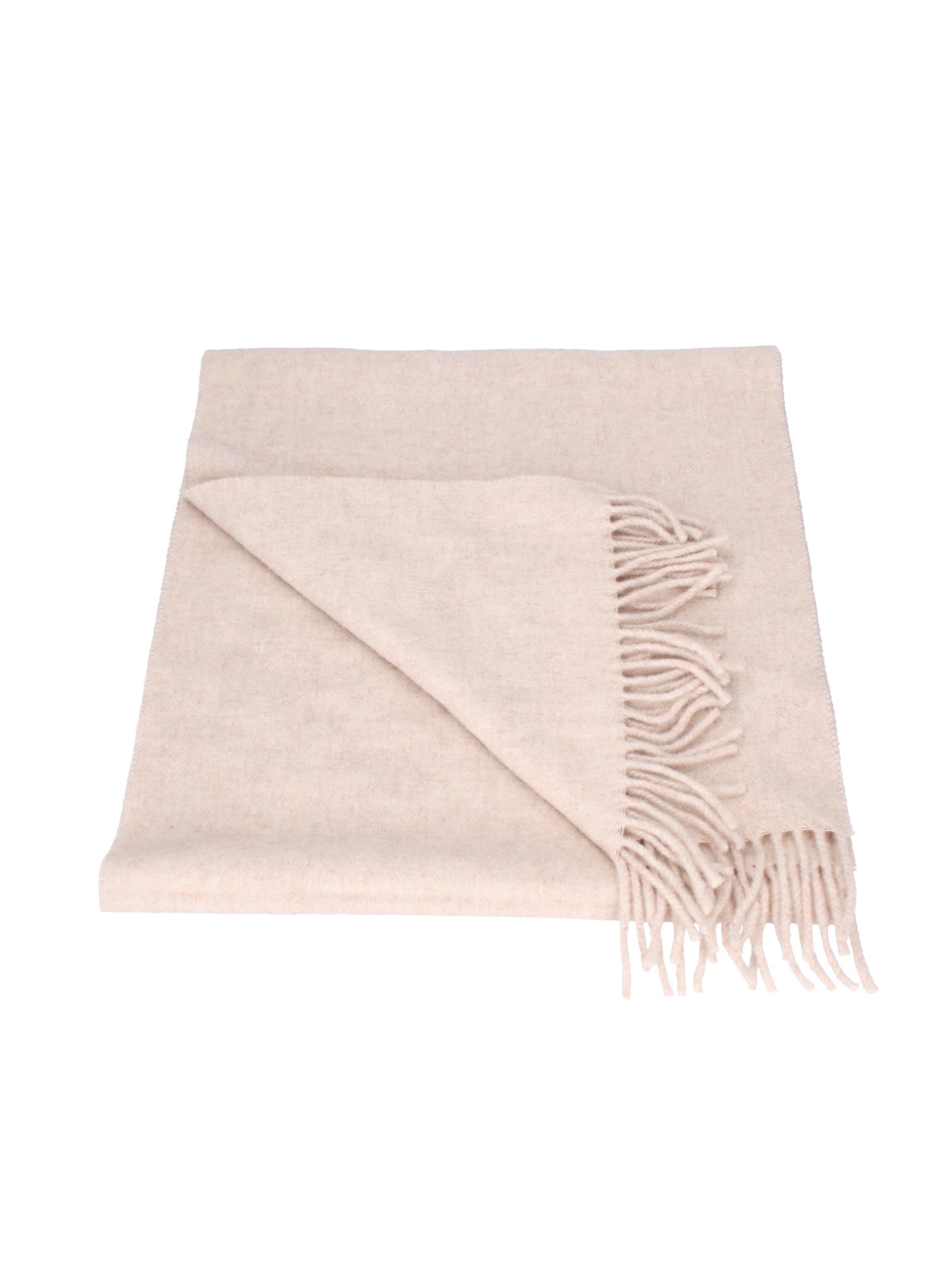 Sciarpa 'Sciarpa donna lana con zip Eolara Chic - Artigianale' di Gave Lux in bianco: frontale