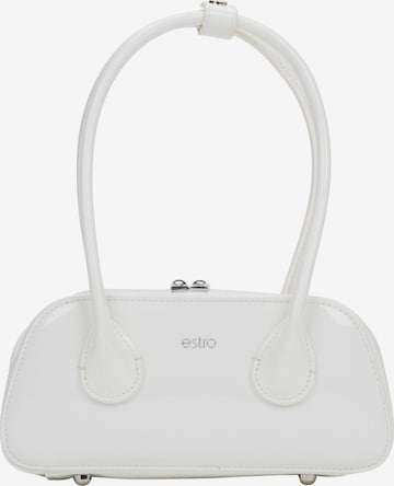 Estro Skuldertaske '75570' i hvid: forside