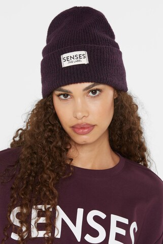 SENSES.THE LABEL Mütze in Lila: Vorderseite