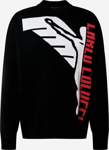 Carlo Colucci Sweater 'Cosco' in Black: front