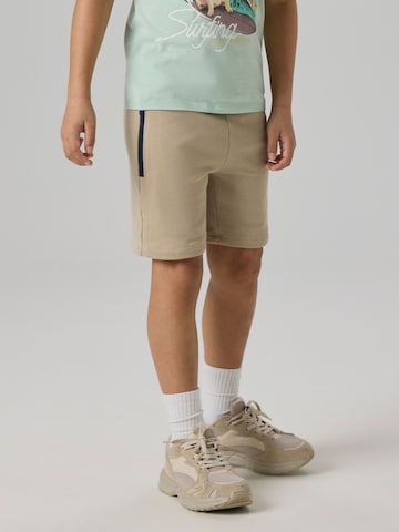 NAME IT Regular Trousers in Grey: front