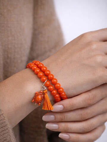 COLLEZIONE ALESSANDRO Bracelet 'Tartaruga' in Red