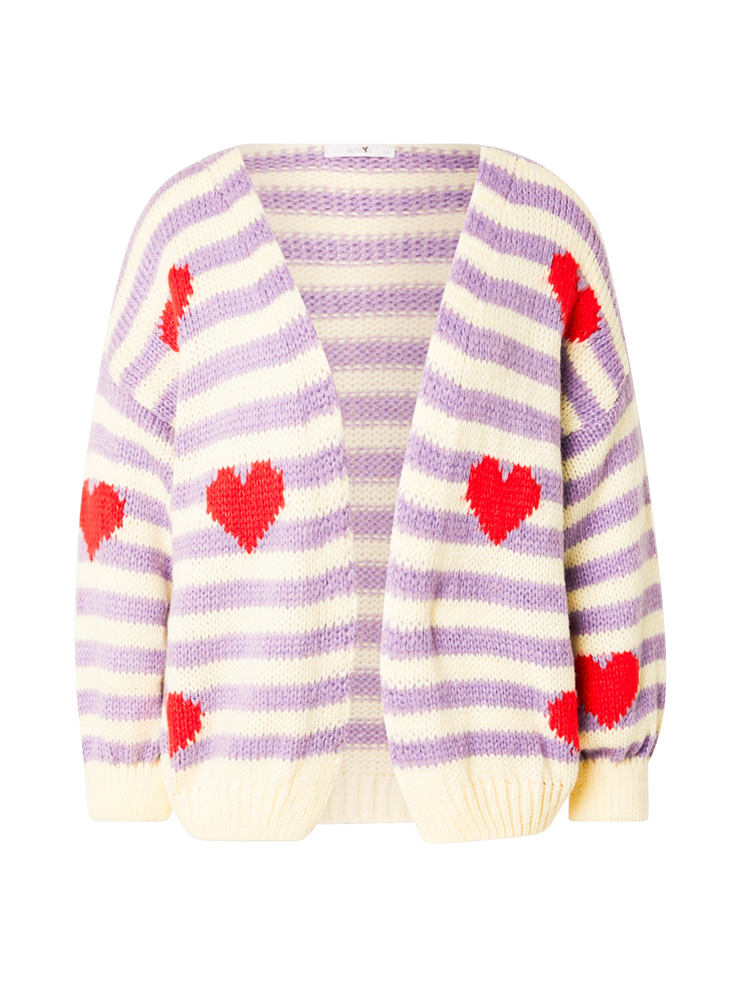 Hailys - Casaco de malha 'Ka44rena' em amarelo: frente