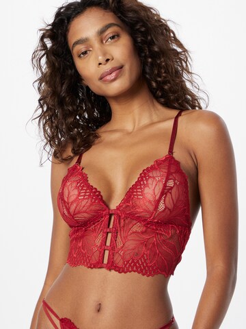 Lindex - Bustier Sujetador 'Jasmine' en rojo: frente