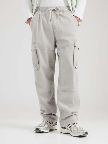 HOLLISTER Baggy Παντελόνι cargo σε γκρι: μπροστά