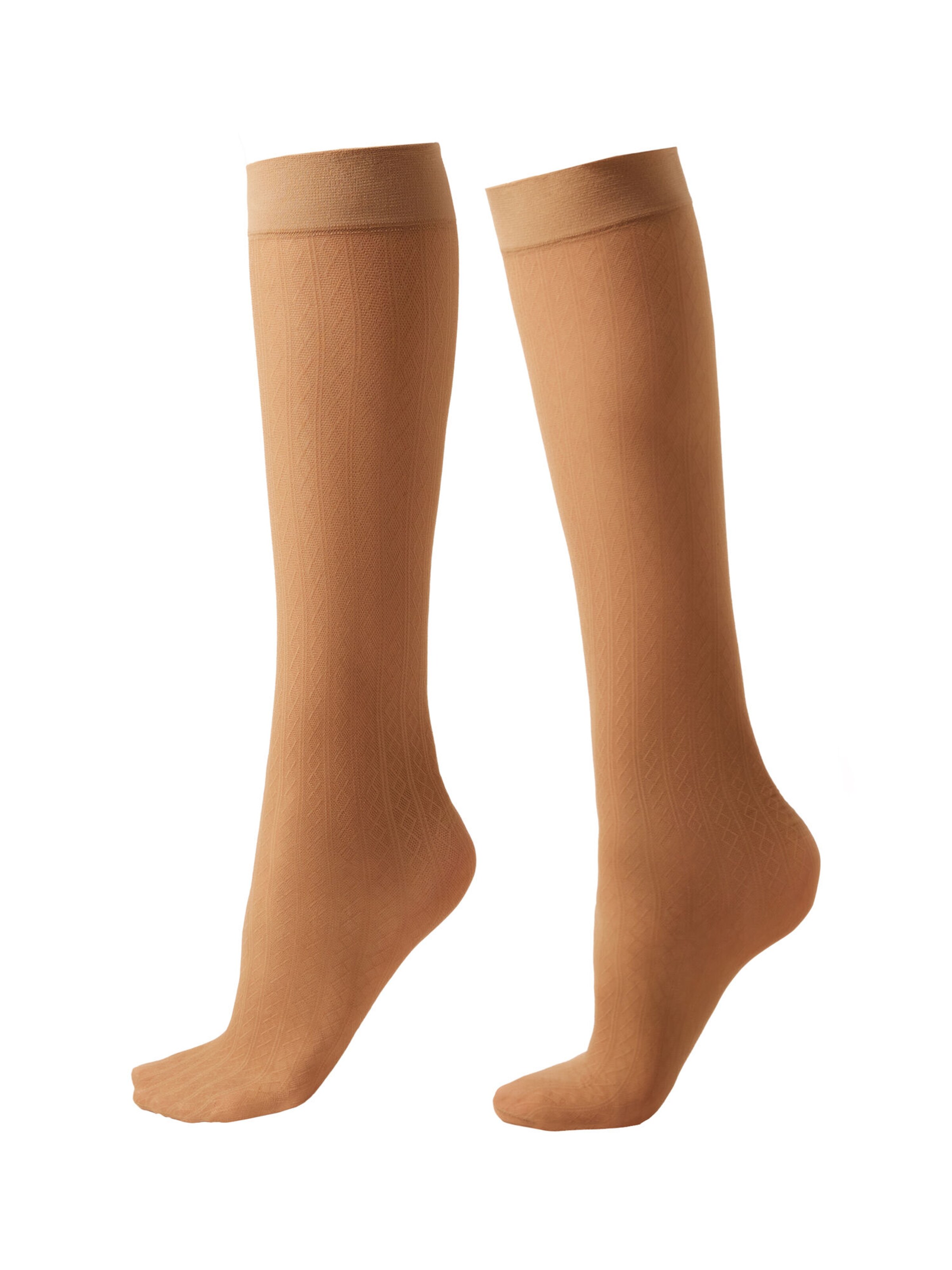 CALZEDONIA Socks in Beige: front