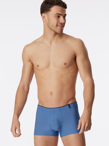 SCHIESSER Boxer shorts ' Long Life Soft ' in Blue