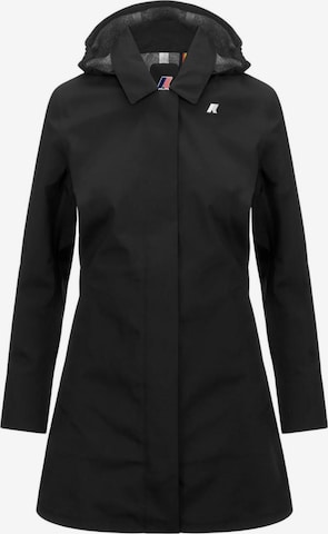 Veste mi-saison K-Way en noir : devant