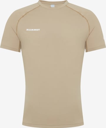 MAMMUT Performance Shirt in Beige: front