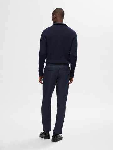 Regular Pantalon 'SLHROBERT' SELECTED en bleu