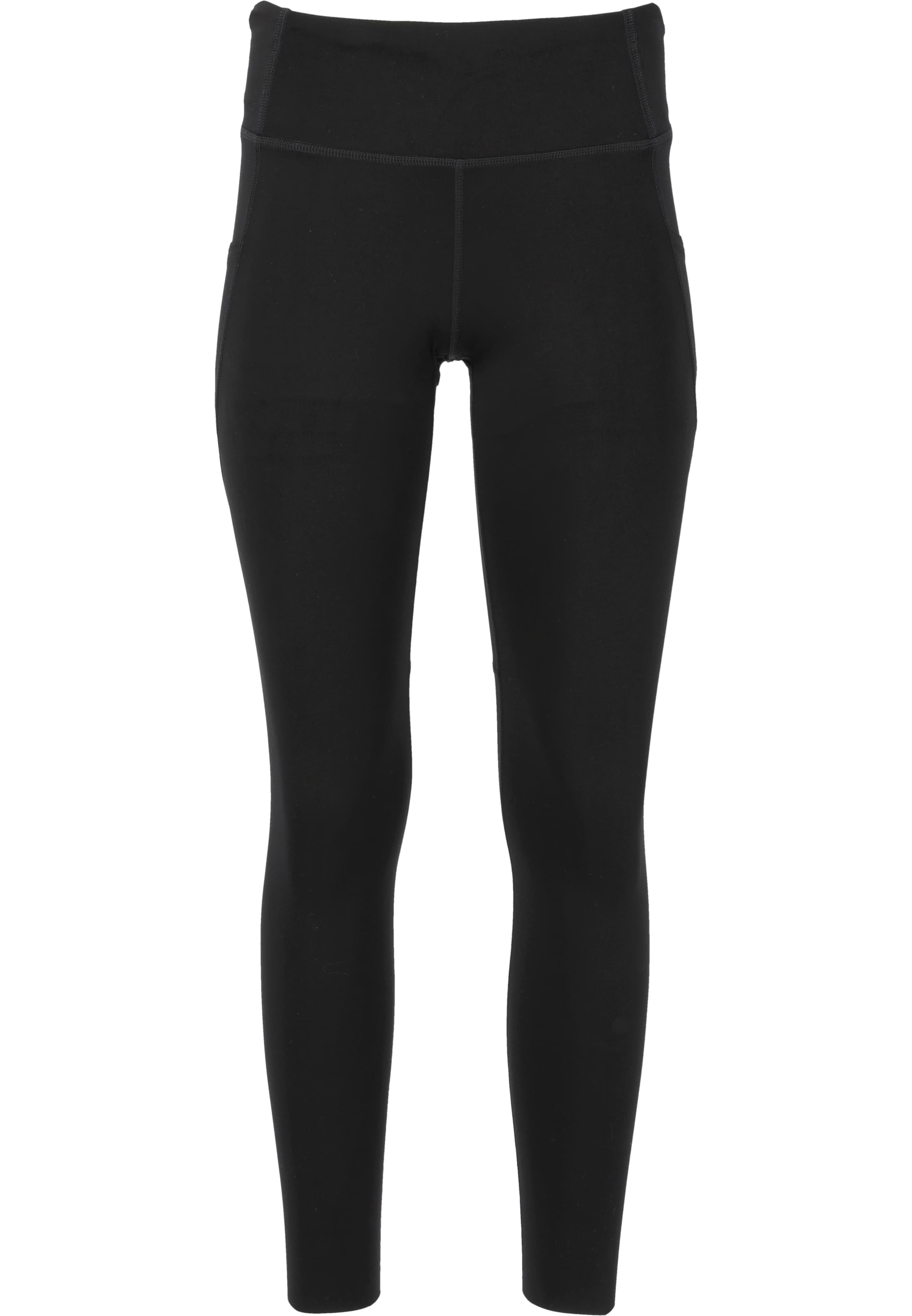 ENDURANCE Skinny Sports trousers in Black: front