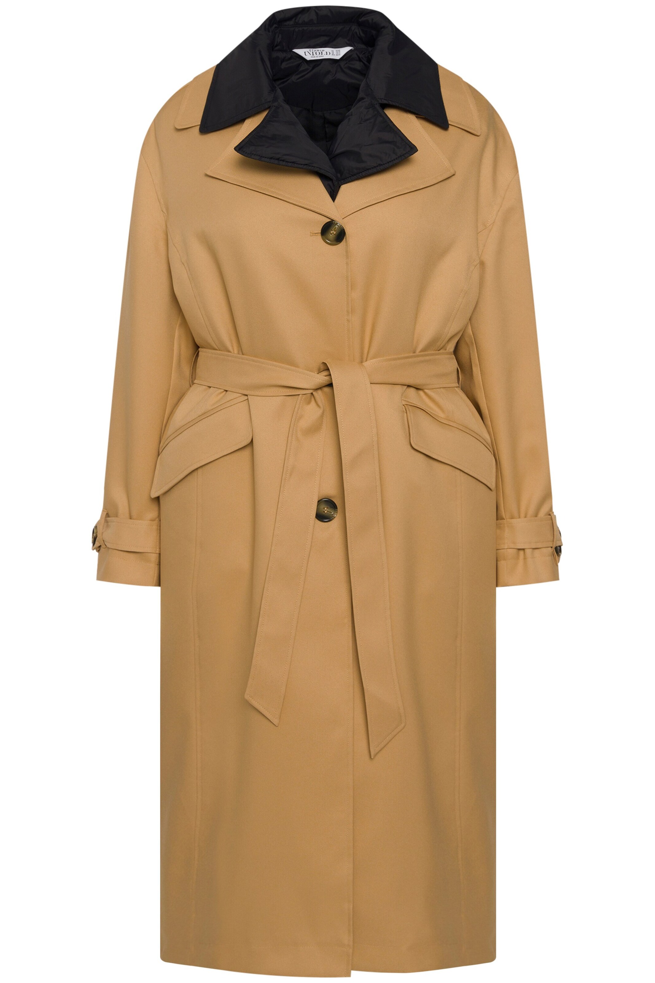 Studio Untold Tussenmantel in Beige: voorkant