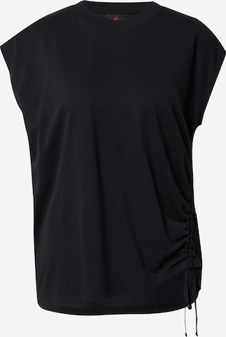 Jordan Тениска 'CINCH' в черно: отпред