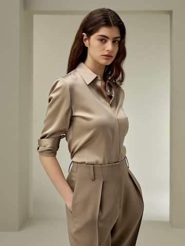 Lilysilk Bluse‌ in Braun