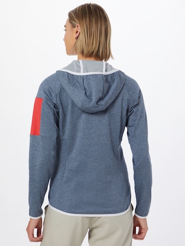 JACK WOLFSKIN Athletic Fleece Jacket 'MILFORD' in Blue