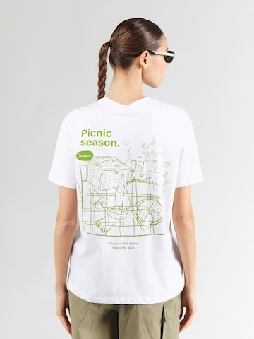 Sublevel T-shirt i vit: framsida