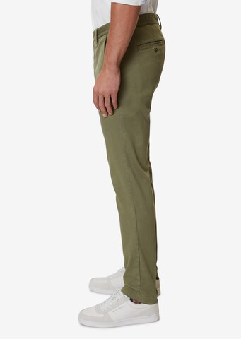 Marc O'Polo Regular Chino trousers 'Stig' in Green