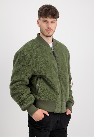 ALPHA INDUSTRIES Prehodna jakna | zelena barva